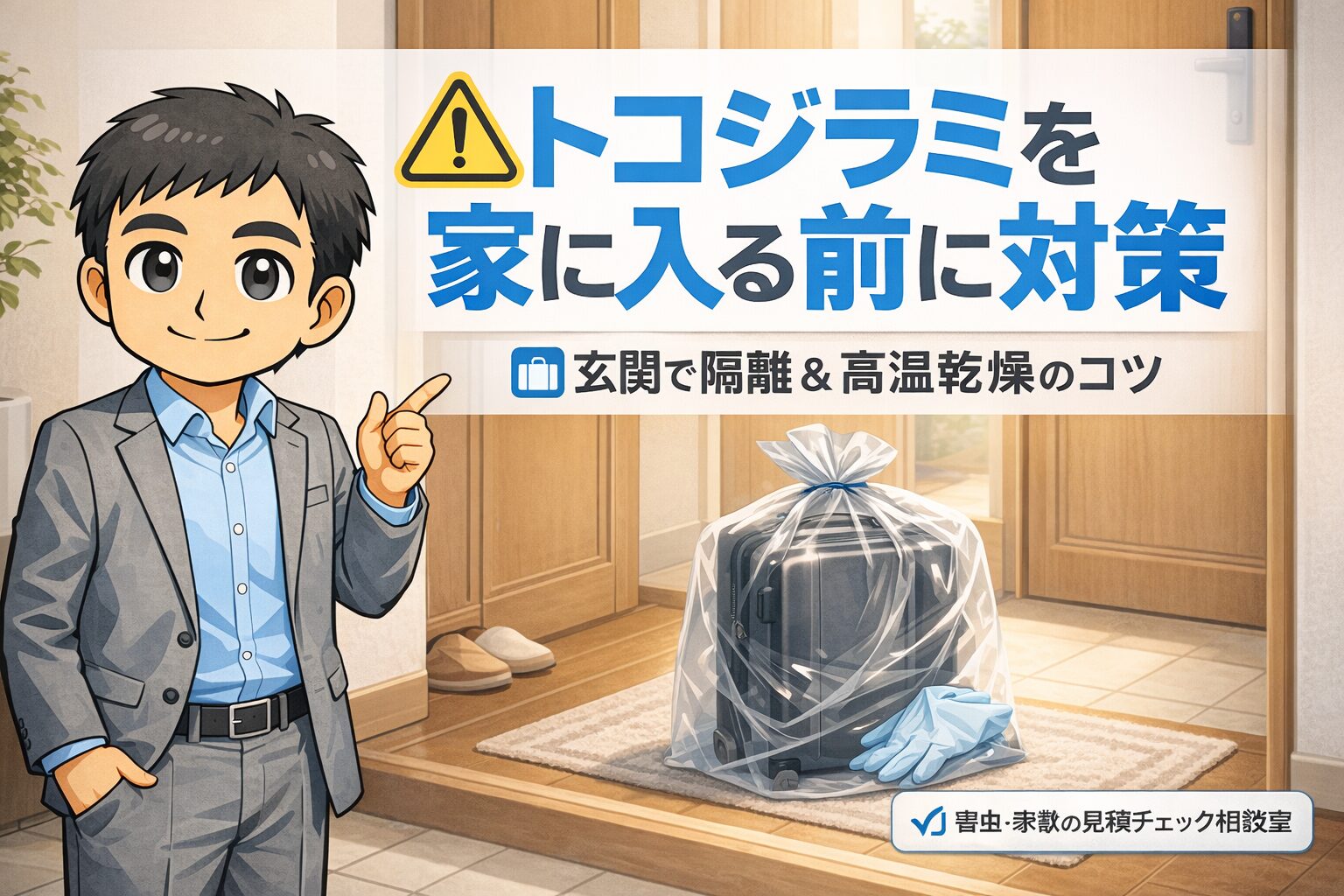 トコジラミ家に入る前に対策！どこから来るか侵入経路と洗濯のコツ