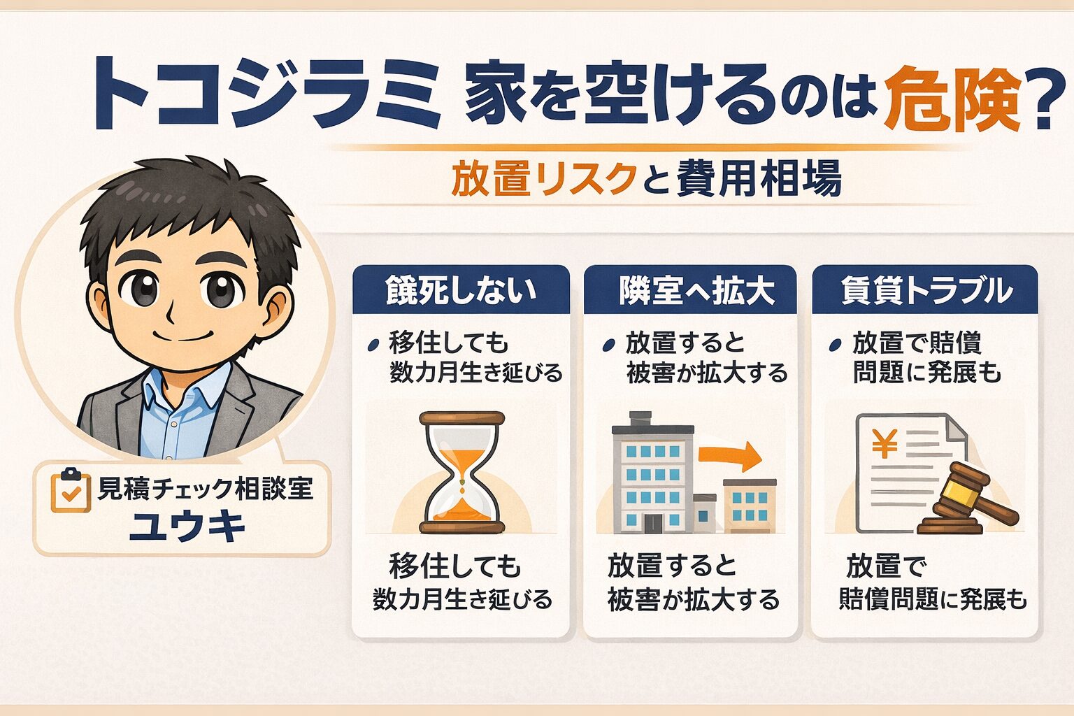 トコジラミ家を空ける対策とトコジラミ駆除の費用相場