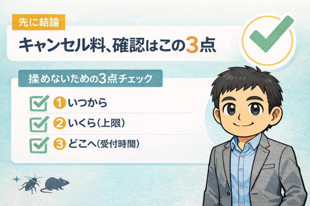 先に結論(これだけで揉めにくい)