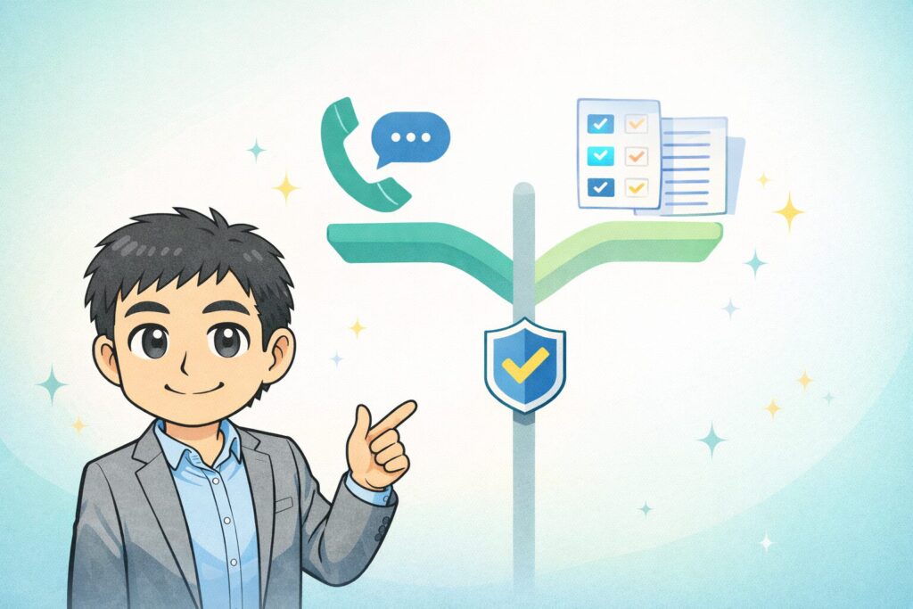 迷ったらこの2択でOK(押し売りなし)