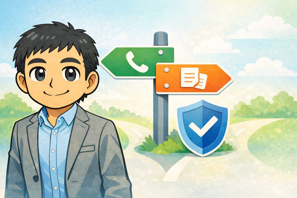 迷ったらこの2択でOK(押し売りなし)