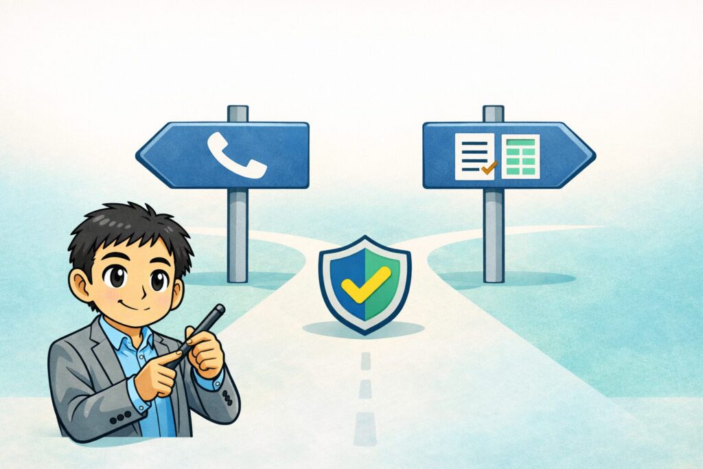 迷ったらこの2択でOK（押し売りなし）