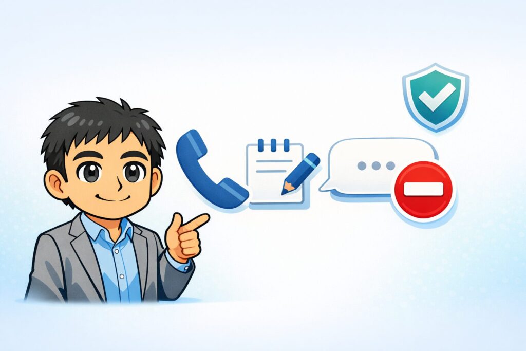 電話で断る場合(短い台本)