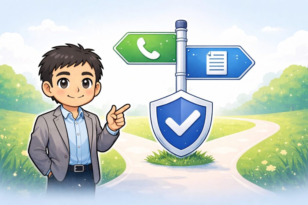 迷ったらこの2択でOK(押し売りなし)