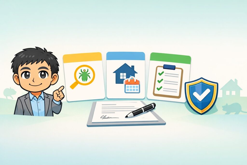 害虫・害獣駆除の保証の見方