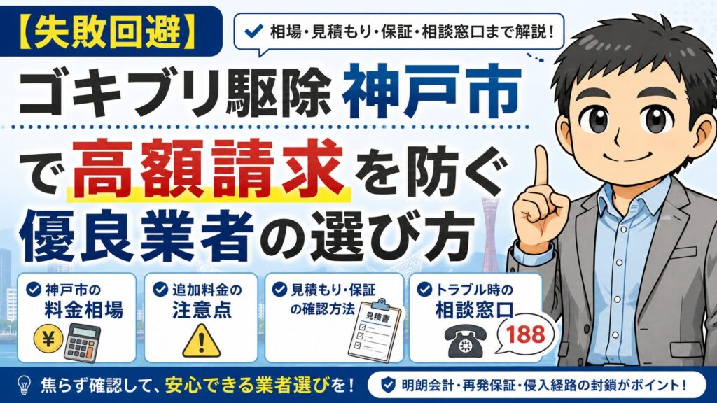 ゴキブリ駆除神戸市