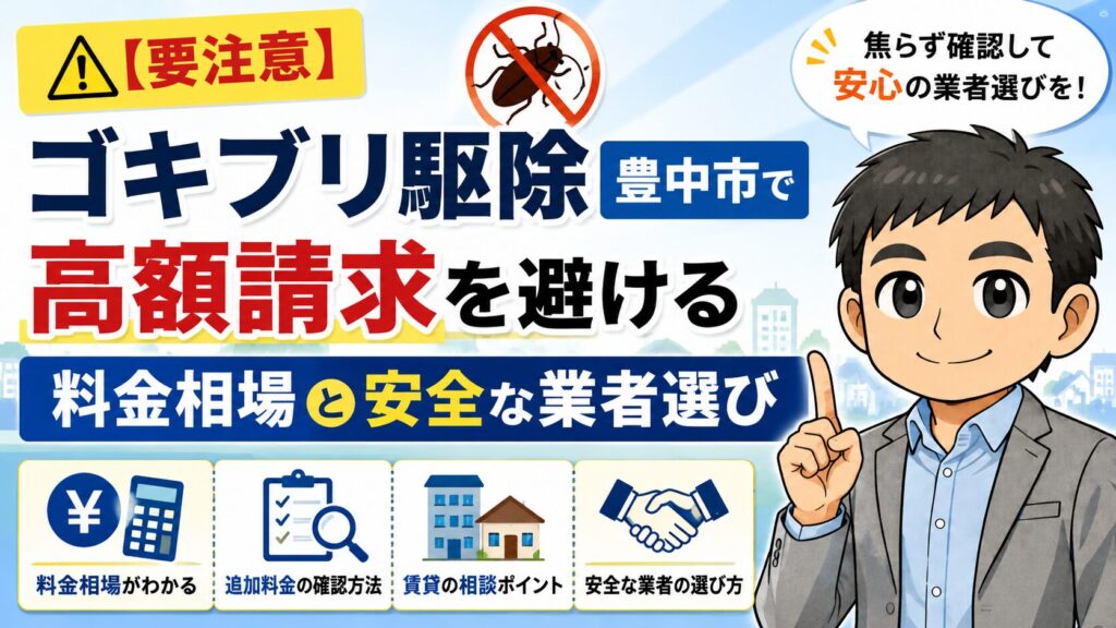ゴキブリ駆除豊中市