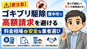 ゴキブリ駆除豊中市