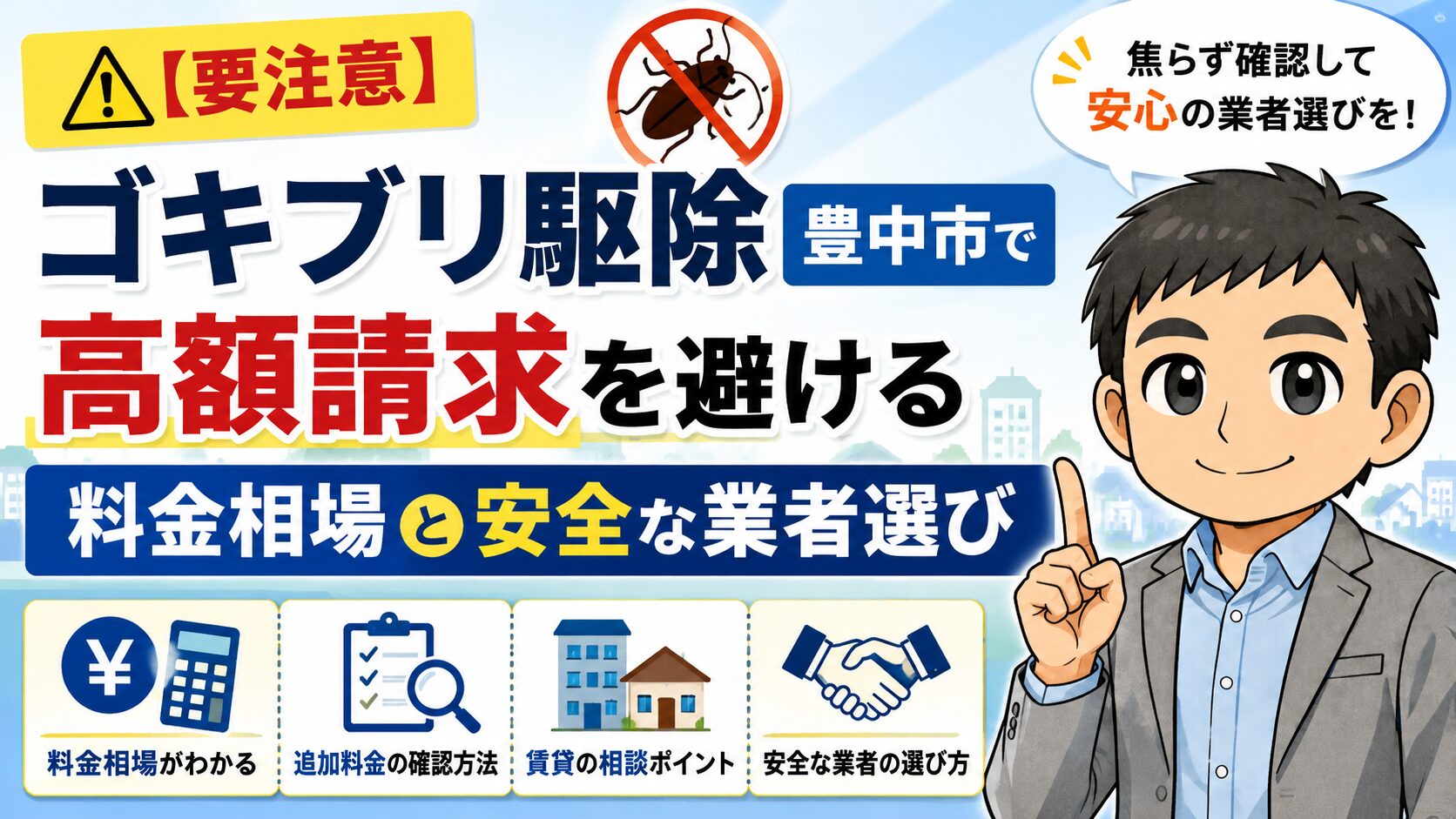 ゴキブリ駆除豊中市