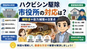 ハクビシン駆除市役所の対応