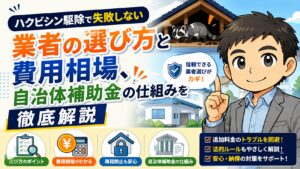 ハクビシン駆除で失敗しない業者の選び方