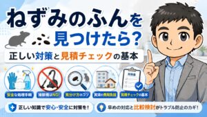 ねずみのふんを見つけたら？